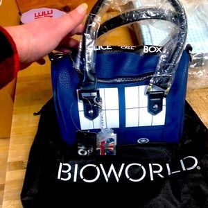 Doctor Who Tardis Mini Purse with Metal Charm